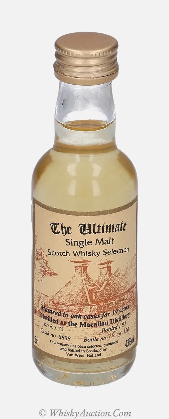 Macallan The Ultimate 19 vuotta (8.5.1975 / 1.1995) – Van Wees