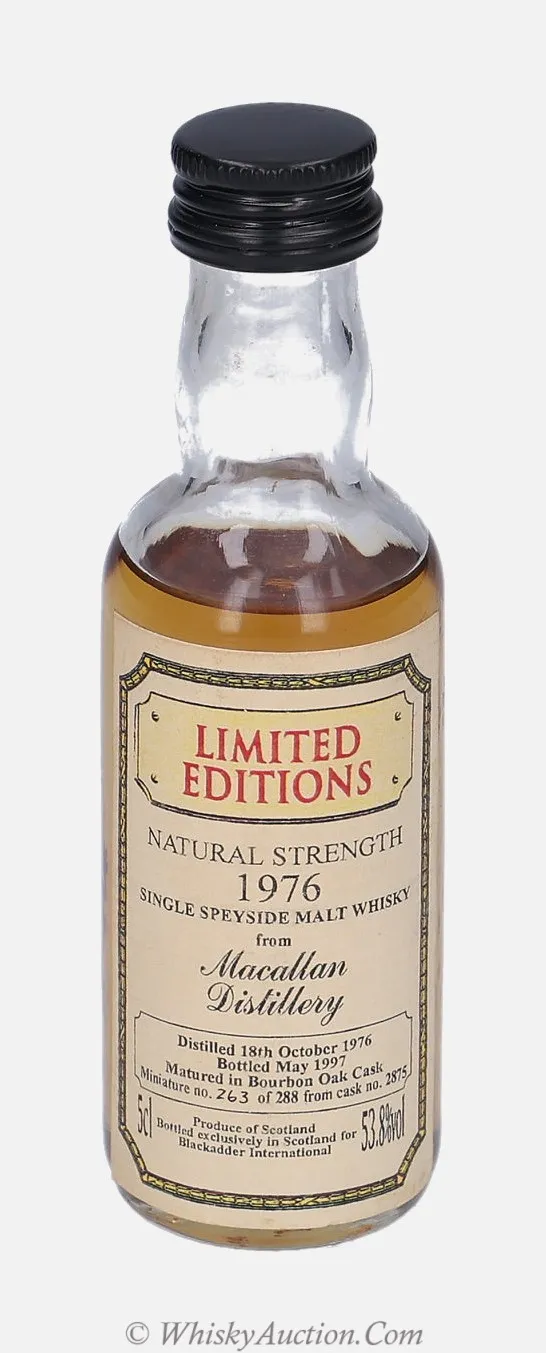 Macallan Limited Editions (18 Ekim 1976 / Mayıs 1997) – Blackadder International