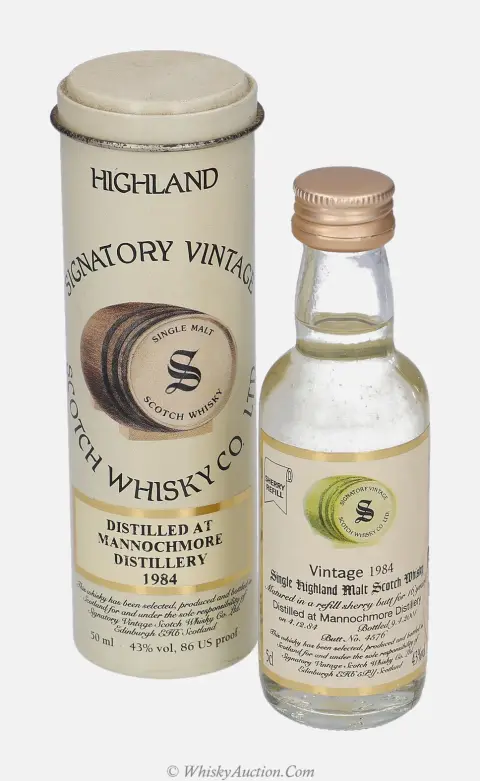 Mannochmore 16 年 (4.12.1984 / 9.4.2001) – Signatory Vintage Scotch Whisky Co. Ltd.