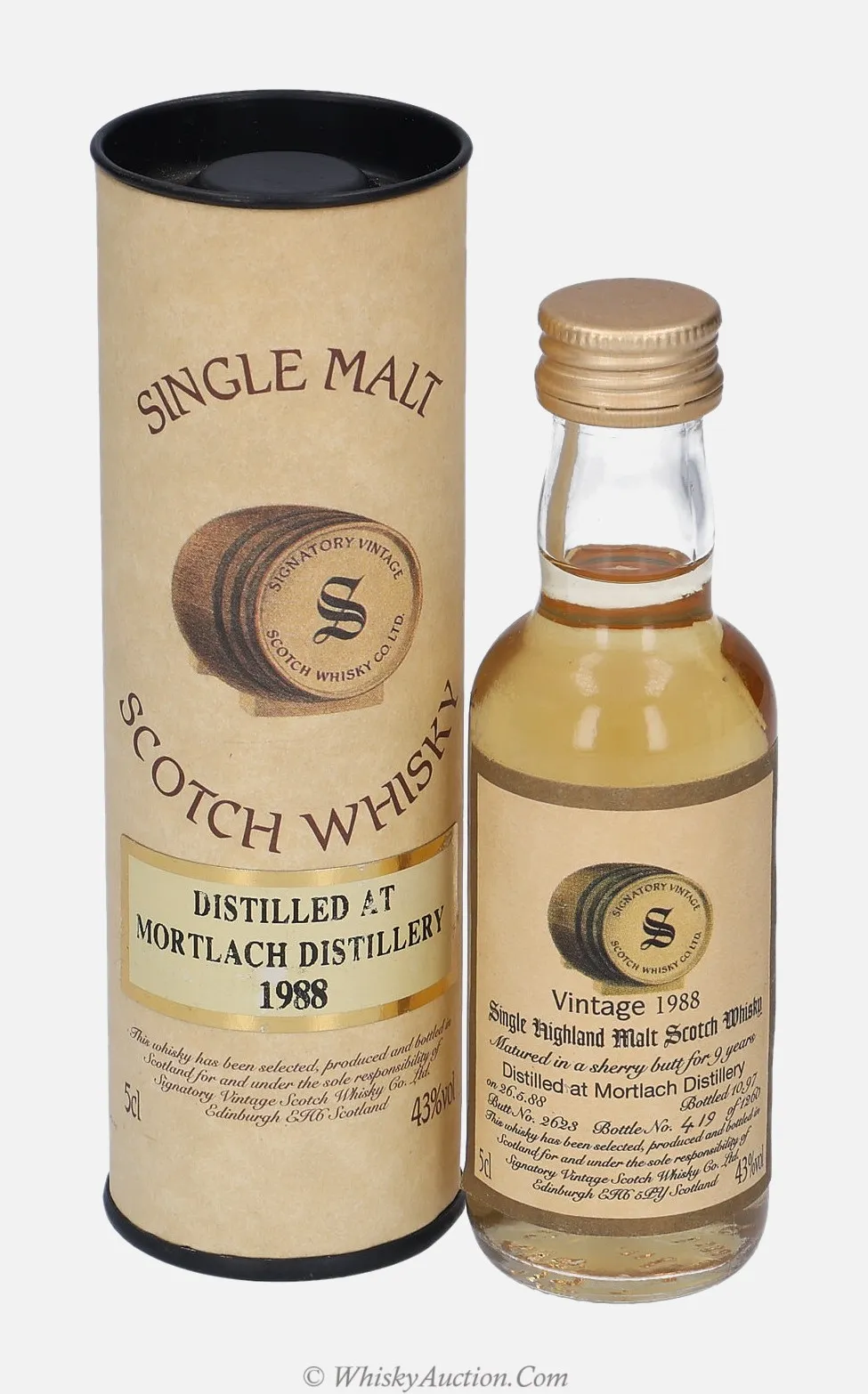 Mortlach 9 år (26.5.1988 / 10.1997) – Signatory Vintage Scotch Whisky Co. Ltd.