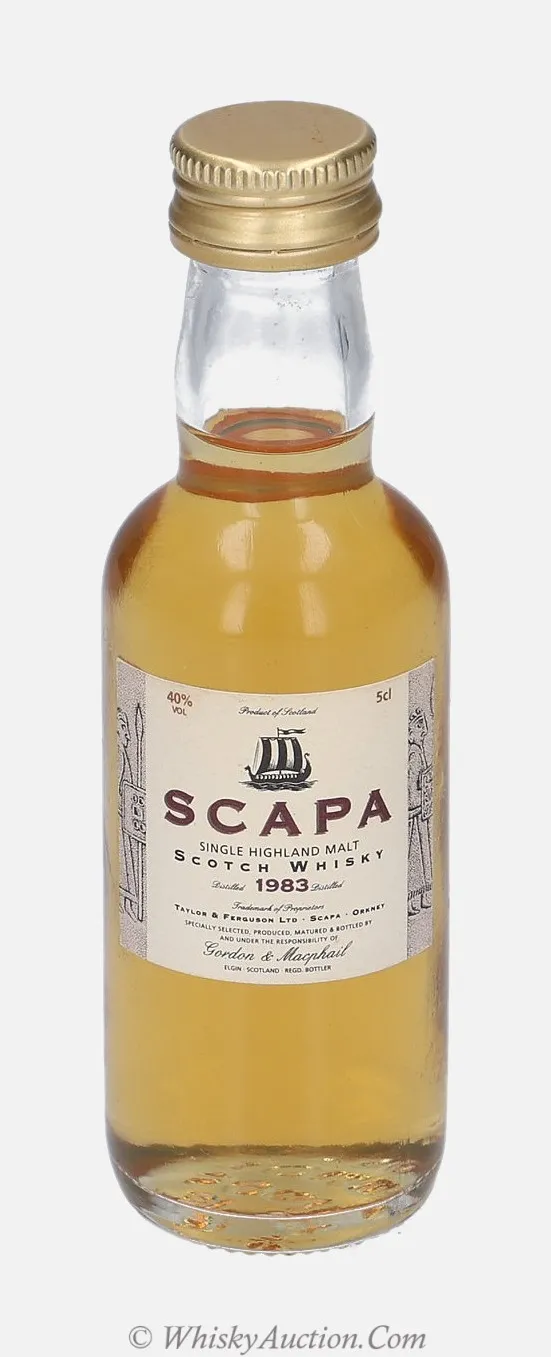 Scapa Distillery Labels (1983) – Gordon & MacPhail
