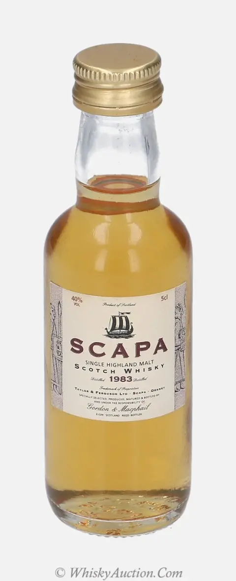 Scapa Distillery Labels (1983) – Gordon & MacPhail