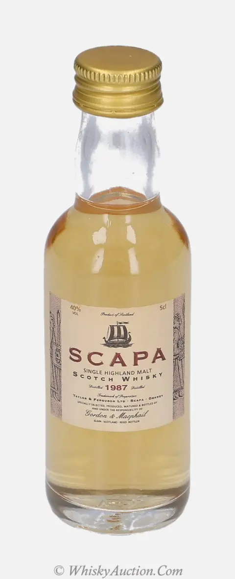 Scapa Distillery Labels (1987) – Gordon & MacPhail