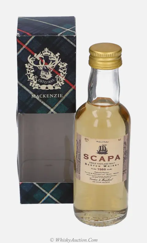 Scapa Distillery Labels (1988) – Gordon & MacPhail