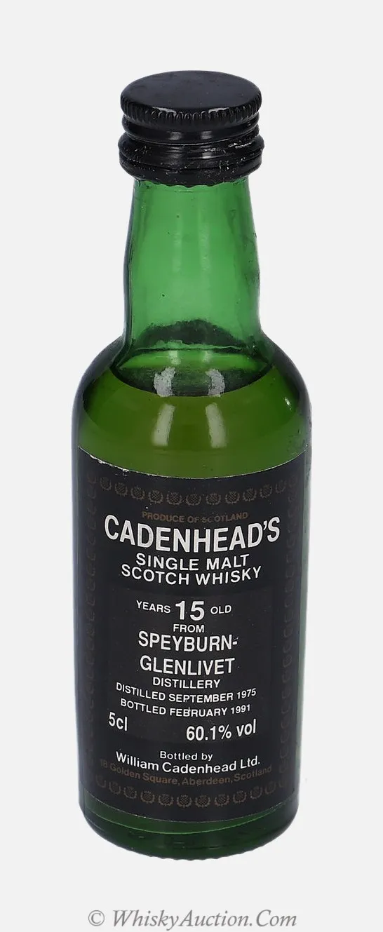 Speyburn 15 anni (settembre 1975 / febbraio 1991) – Wm. Cadenhead