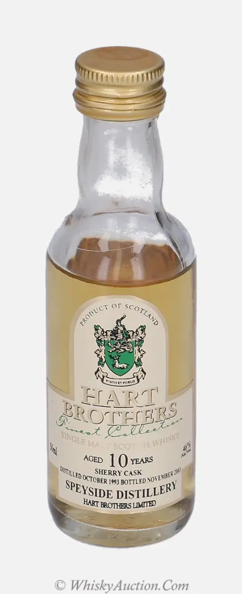 Speyside Finest Collection 10 anni (ottobre 1993 / novembre 2003) – Hart Brothers Limited