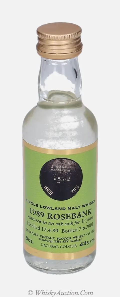 Rosebank 12 anni (12.4.1989 / 7.6.2001) – Signatory Vintage Scotch Whisky Co. Ltd.