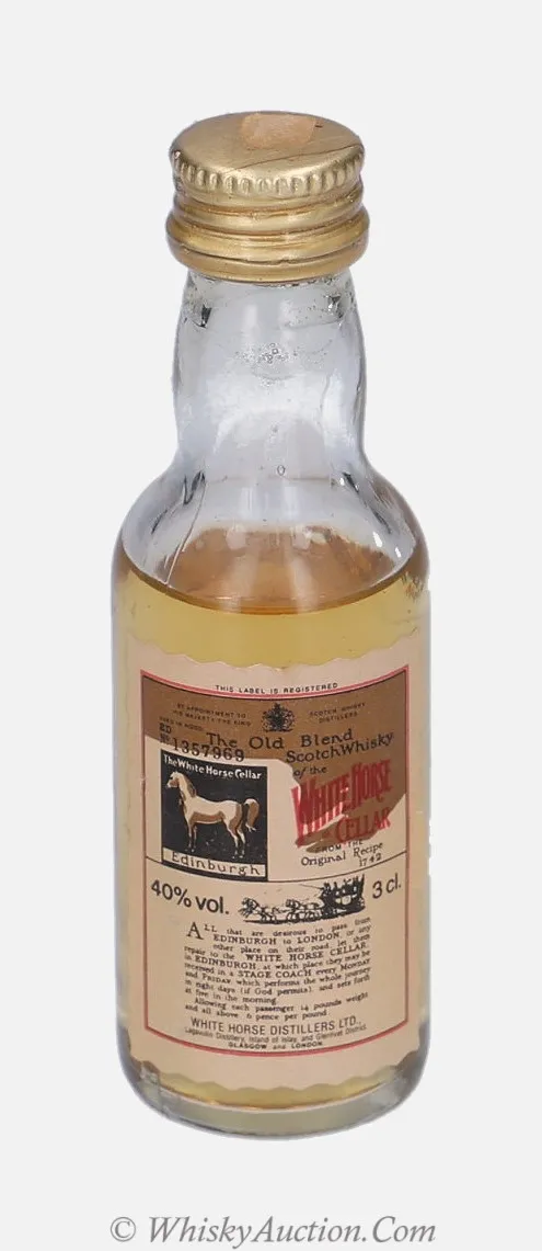 The Old Blend Scotch Whisky of the White Horse Cellar