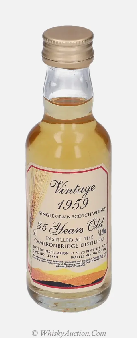 Cameronbridge 35 år (11.9.1959 / 9.1994) – Signatory Vintage Scotch Whisky Co. Ltd.