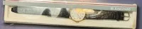 Quartz armbåndsur "Junghans" ny i display, sort rem