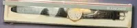 Quartz armbåndsur "Junghans" ny i display, sort rem