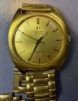 Automatisk armbåndsur "Tissot" Seastar, dobbeltrem med ekstra led, værk går, god stand