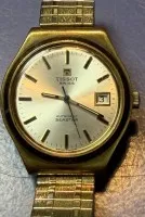 Automatic "Tissot" Seastar, Swiss made, brățară Fixo-Flex, dublu, stare bună, mecanismul funcționează