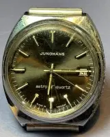 Junghans Astro Quartz HAU, stållænke, brugsspor