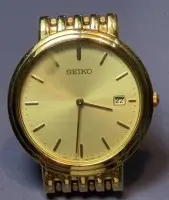 Seiko Quartz HAU, orig. Band, Double