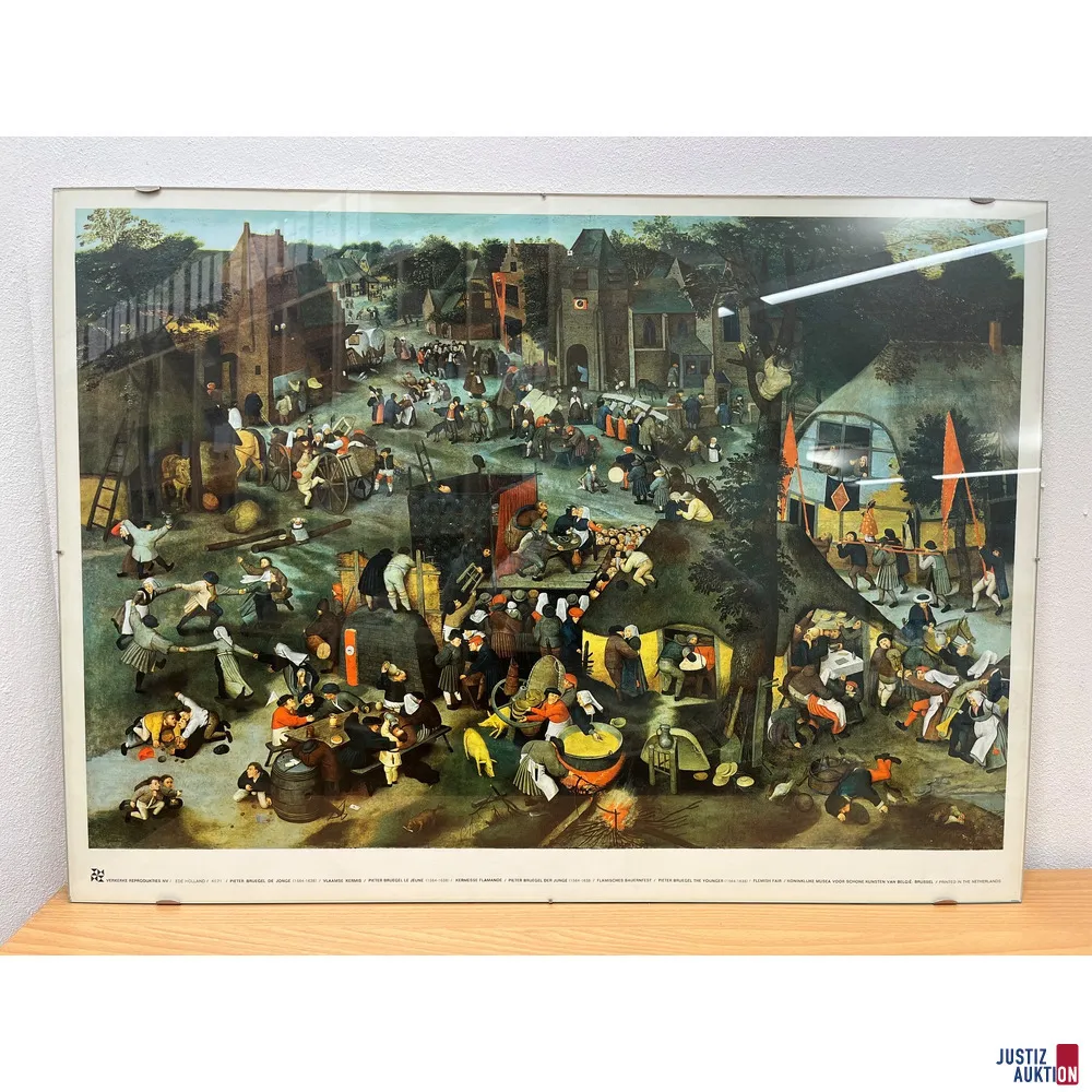 Solo ritiro: poster Fiera fiamminga Brueghel