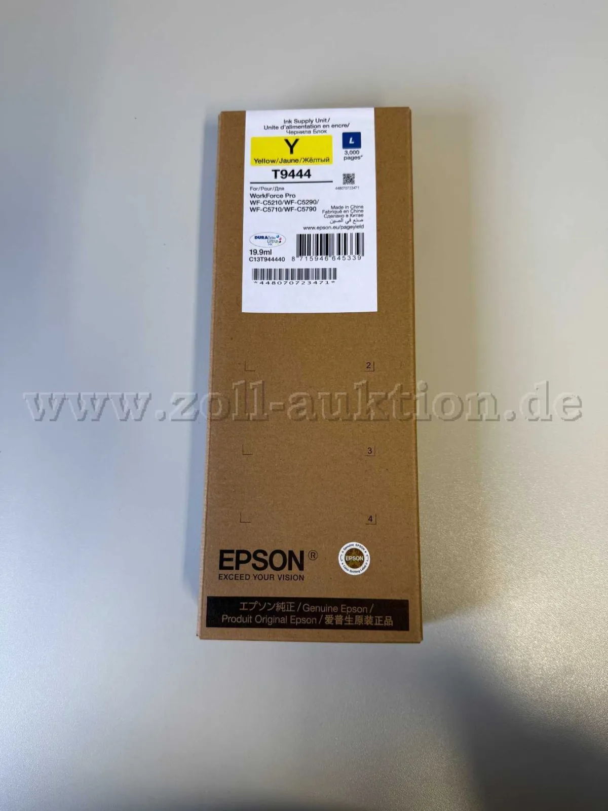96 cartuchos de tinta Epson T9444 (amarillo)