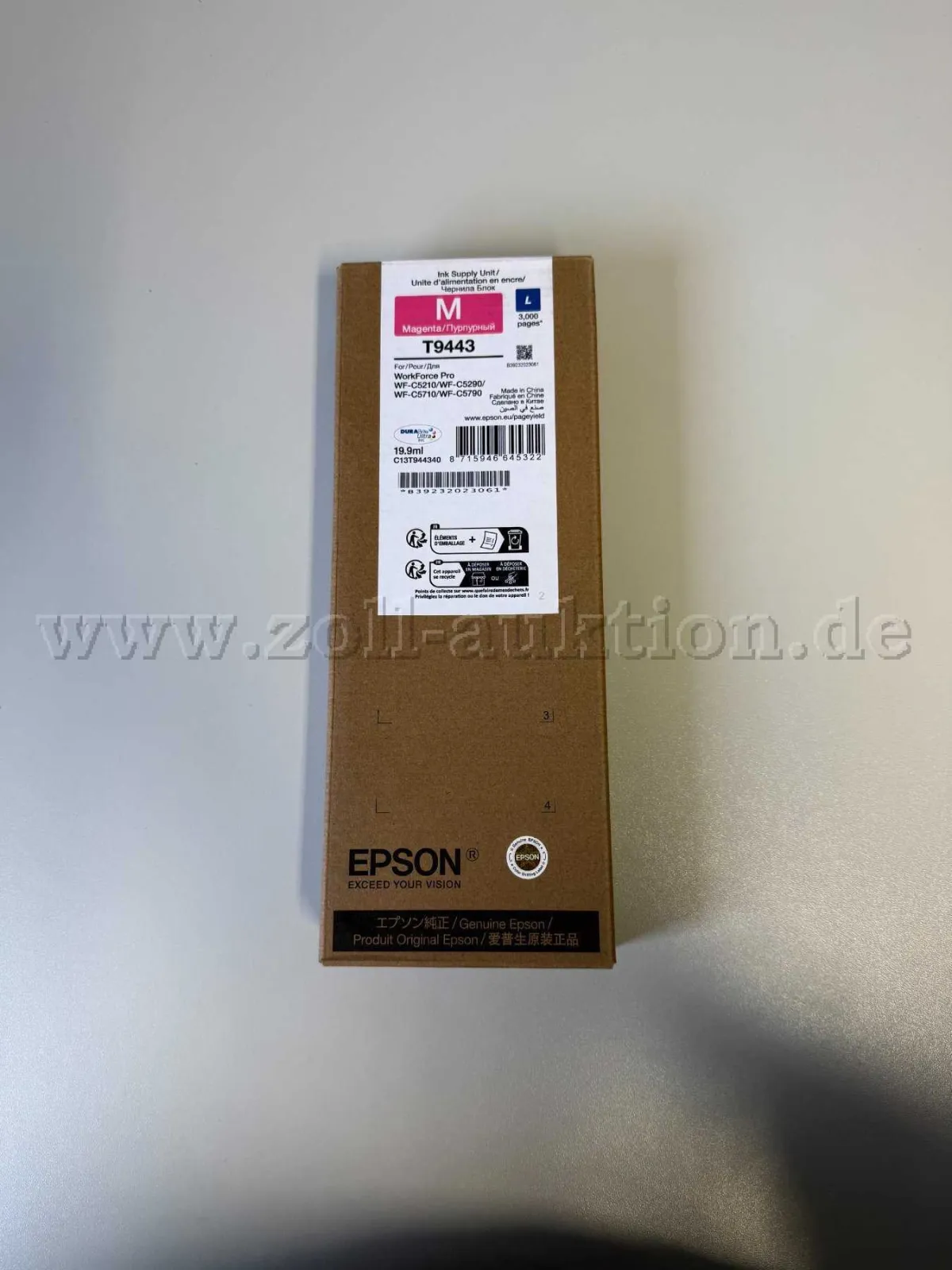 83个Epson T9443墨盒（品红色）