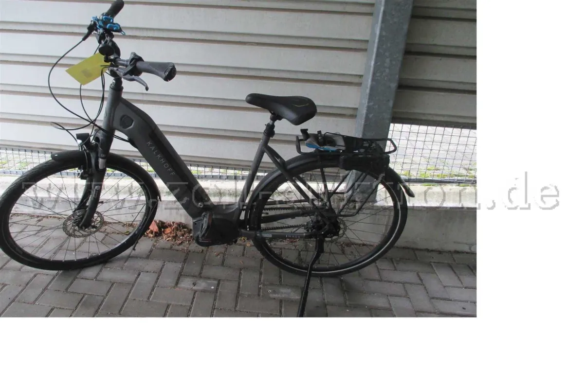1 Kalkhoff elektrikli bisiklet, gri, 29 inç