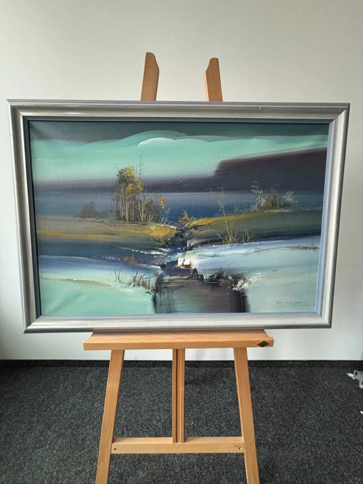 1 幅画作 艺术家 v. Hussen - Hooge Veluwe - 油画