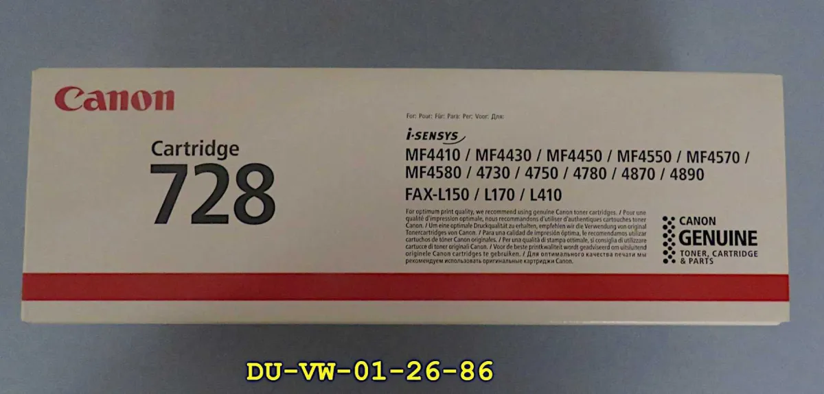 1 cartucho de tóner Canon Cartridge 728 (negro)