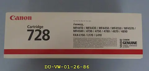 1 cartucho de tóner Canon Cartridge 728 (negro)
