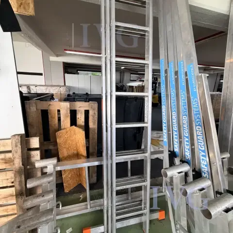 BAUHAUS Stabilomat 铝制伸缩梯