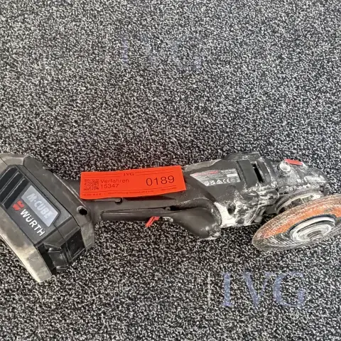 Batterivinkelsliber WÜRTH AWS 18-125 P Compact