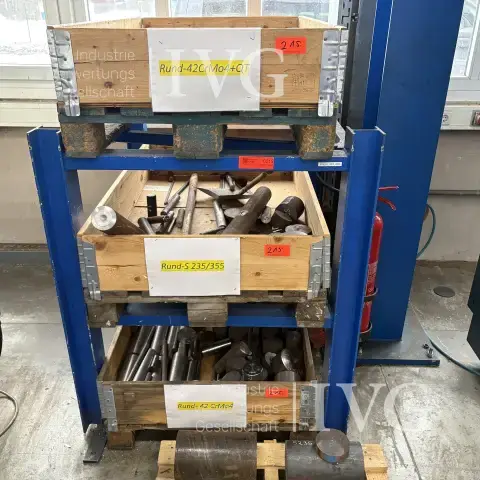 Raft metalic mobil pentru paleți, construcție proprie