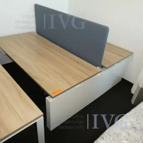 Scrivania doppia regolabile elettricamente in altezza HAVIC Flex