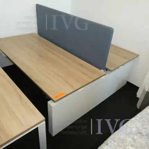 Scrivania doppia regolabile elettricamente in altezza HAVIC Flex