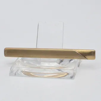 Nordahl Andersen。设计师领带夹,哑光与抛光,镀金银925纯银,手工制作,印有"NOA",复古。