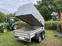 1 tandemakslet tilhenger Westfalia - Heinemann 5162W4 kassehenger med glassfiberkuppel