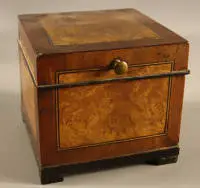 Cajita Biedermeier hacia 1820-30, centro de Alemania