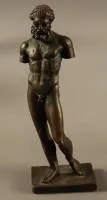 Figurine en bronze Jupiter, seconde moitié du 20e s., probablement allemande