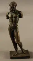 Figura de bronce Júpiter, segunda mitad del siglo XX, probablemente alemana