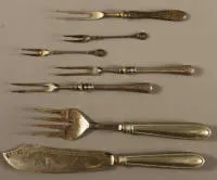 Pièces de service argentées vers 1900, allemand