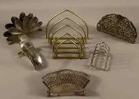 拍品：餐巾架和烤面包架，20世纪上半叶，德国