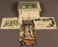 Lote 86 Tarjetas de felicitación y más, principios del siglo XX, alemán