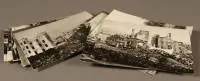 Lote de 14 fotografías Halberstadt tras el bombardeo 1945-1950, alemán