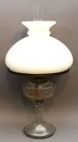 Historisme/jugendstil parafinbordlampe før 1900, tysk