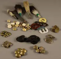Lote de objetos decorativos de trajes tradicionales, principios de siglo hasta los años 50