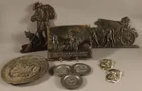 Nueve placas de hierro de Ilsenburg, mediados del siglo XX, alemán