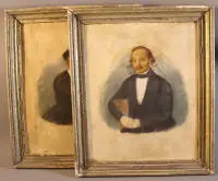 Deux cadres berlinois vers 1830, Allemagne centrale
