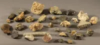 Lot - Samling af mineraler, ubehandlede råsten