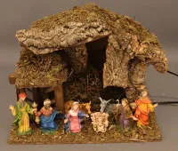 Crèche de Noël, milieu du 20e s., probablement RDA