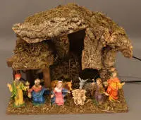 Crèche de Noël, milieu du 20e s., probablement RDA