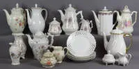 Lot de porcelaine décorative de divers types, première moitié du 20e s., allemand