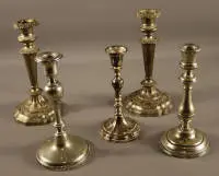 Lot de bougeoirs de différents types, premier tiers du 20e siècle, allemand