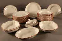 Service de table Meissen, marque aux épées, pour 12 personnes, début du 20e siècle
